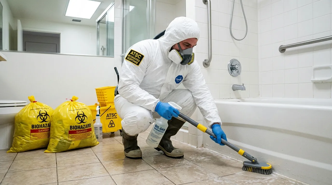 Decontamination equipment deployed for Blood Cleanup in Saint Dennis